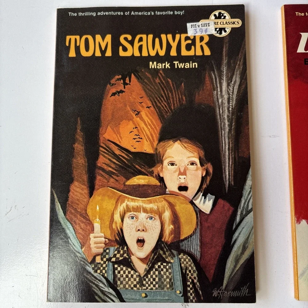 Lot of 7 Vintage 1973 Picture Classic Books Soft Cover (18N)